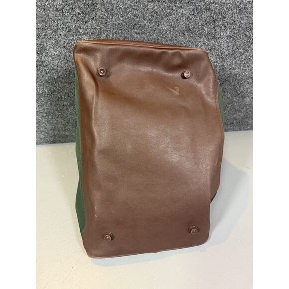 A&K- Abercrombie & Kent luxury travel Green Canvas duffle Bag EMBROIDERED - Picture 4 of 7